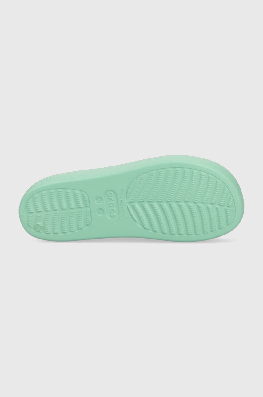 Crocs Чехли Classic Platform Slide в тюркоазено 208180 - Pepit.bg