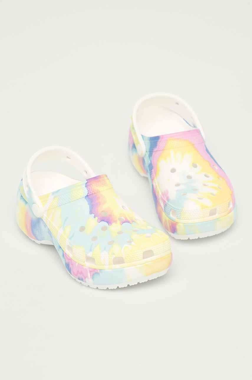 Crocs Чехли Classic Platform Tie Dye Graph - Pepit.bg