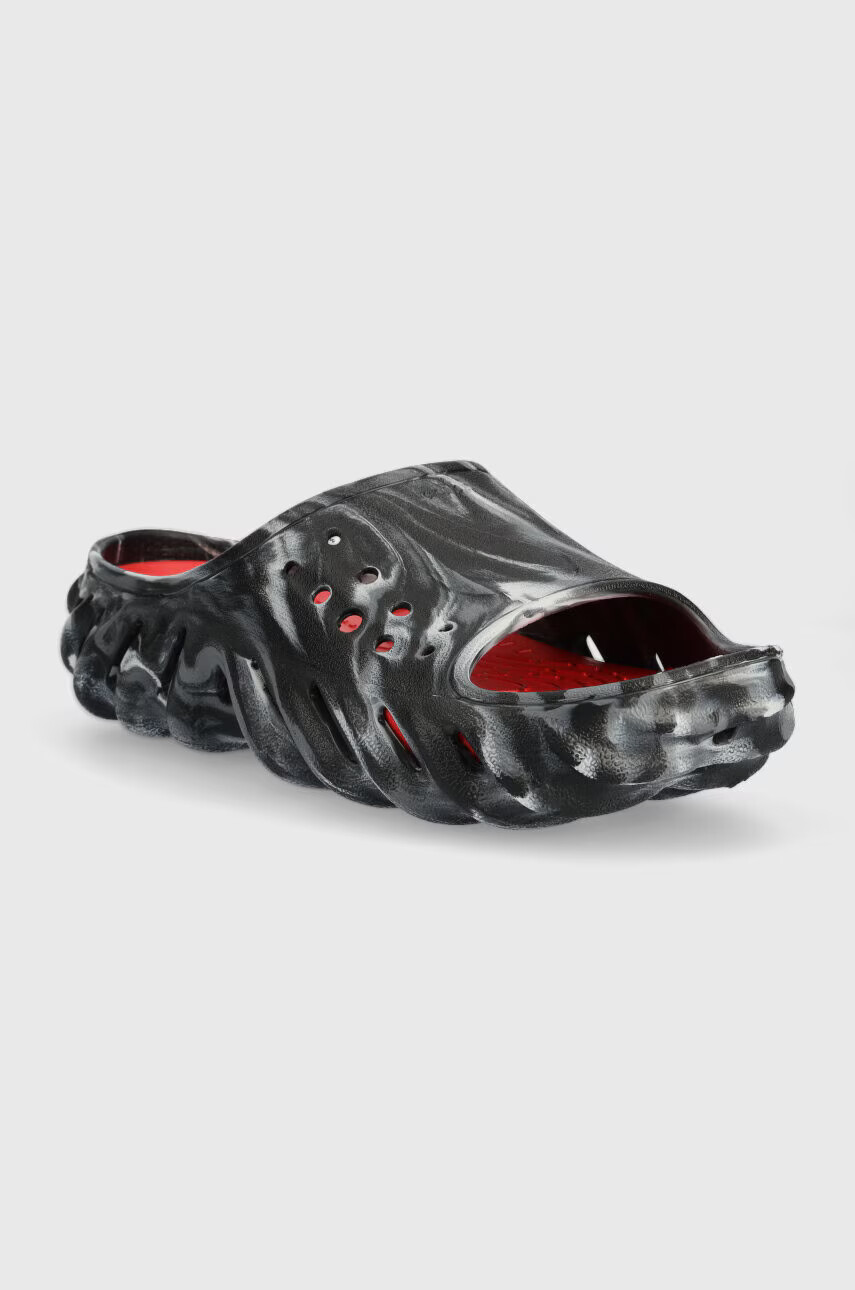 Crocs Чехли Echo Marbled Slide в черно 208467 - Pepit.bg
