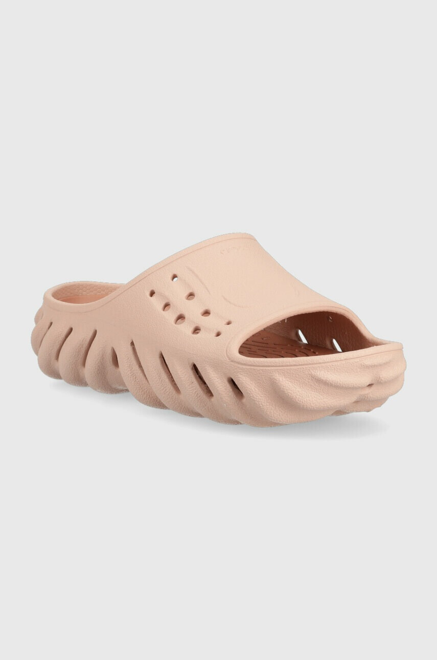 Crocs Чехли ECHO SLIDE в розово с платформа 208170 - Pepit.bg