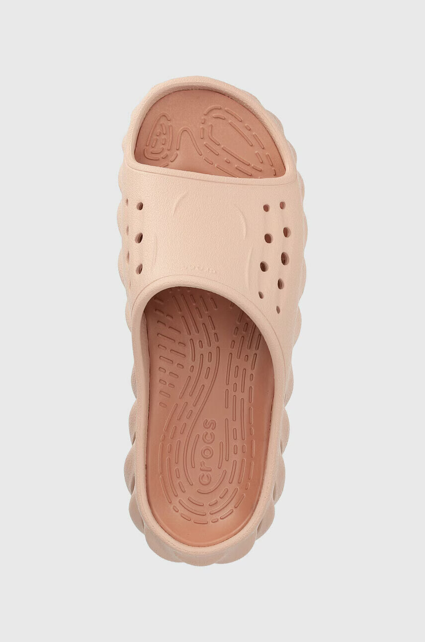 Crocs Чехли ECHO SLIDE в розово с платформа 208170 - Pepit.bg