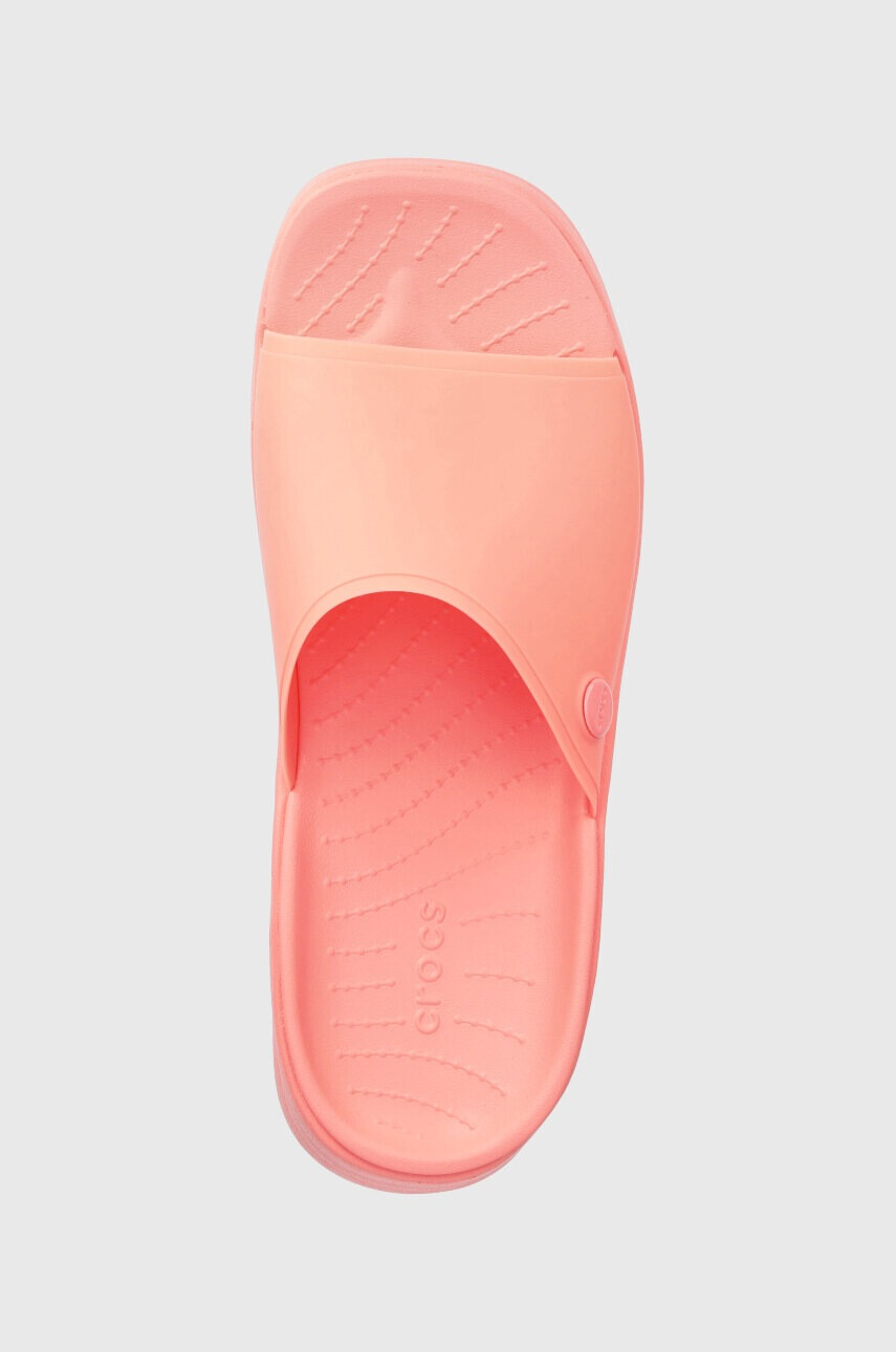 Crocs Чехли Skyline Slide в розово с платформа 208182 - Pepit.bg