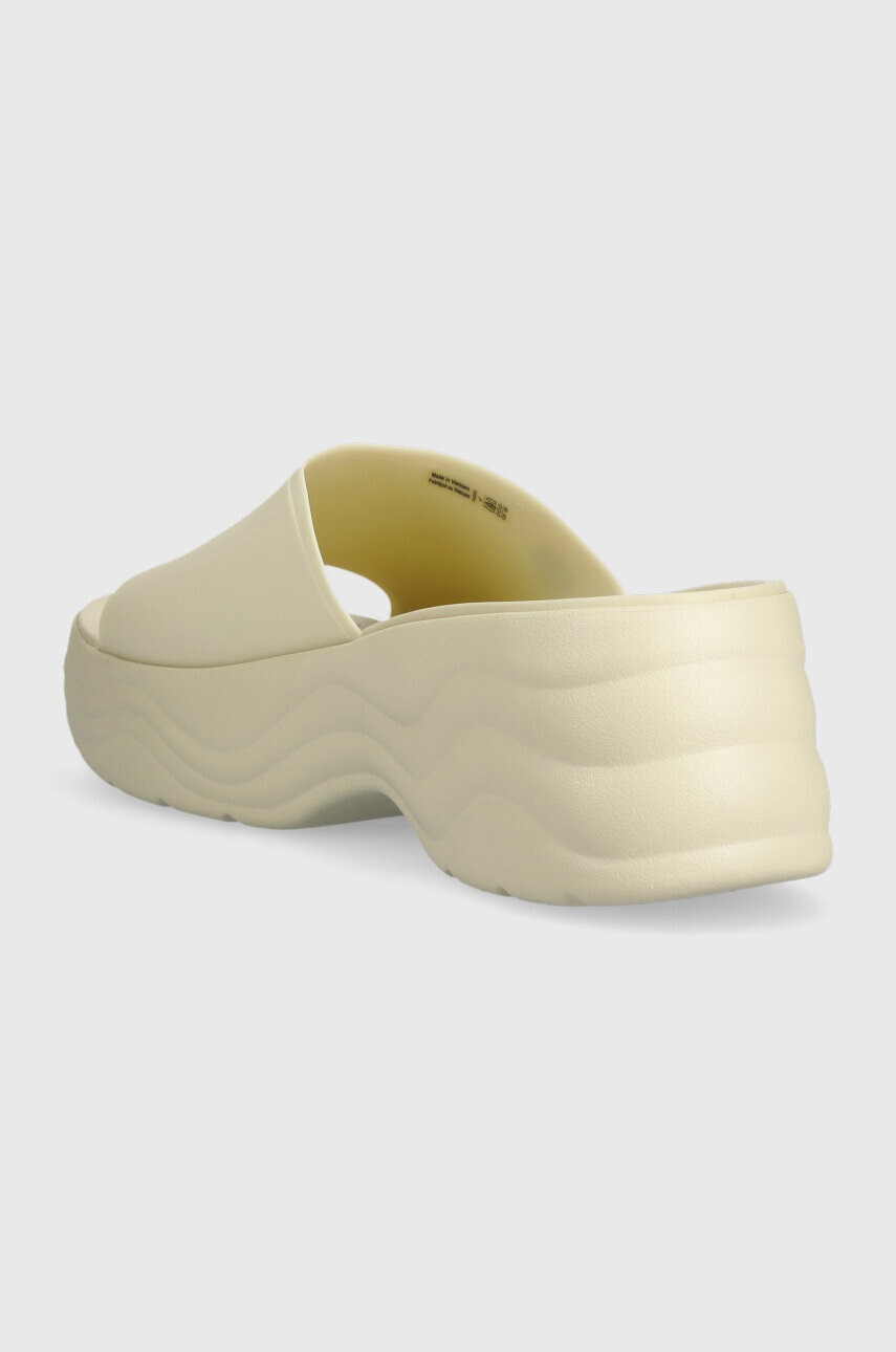 Crocs Чехли Skyline Slide в бежово с платформа 208182 - Pepit.bg