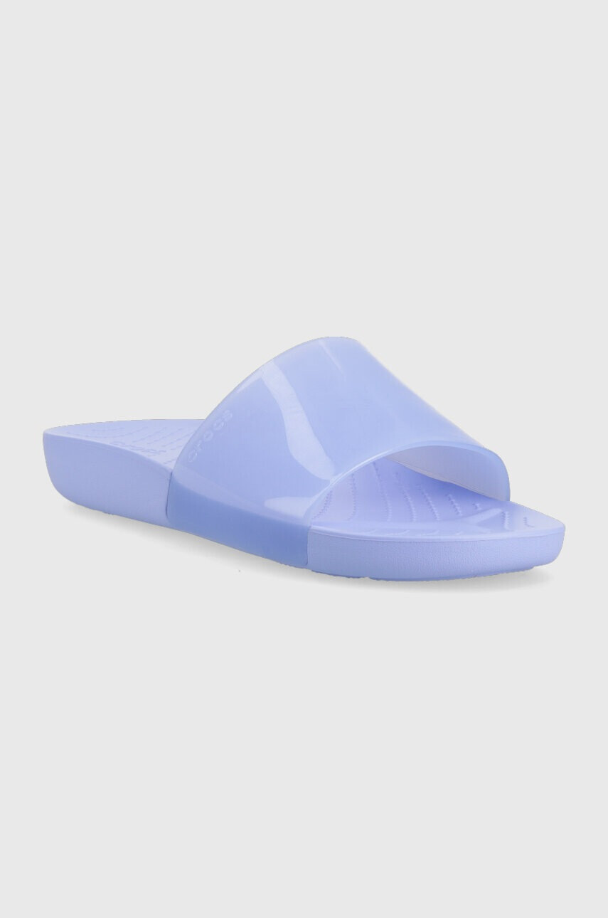 Crocs Чехли Splash Glossy Slide в бяло 208538 - Pepit.bg