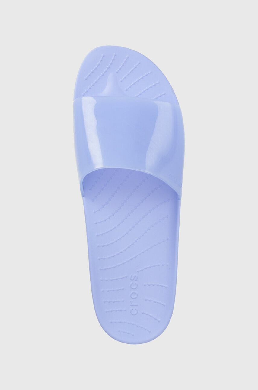 Crocs Чехли Splash Glossy Slide в бяло 208538 - Pepit.bg