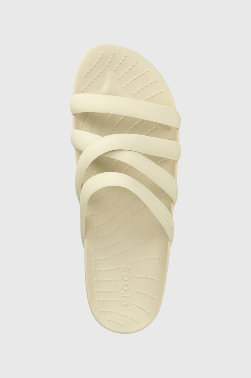 Crocs Чехли Splash Strappy Sandal в бежово 208217 - Pepit.bg