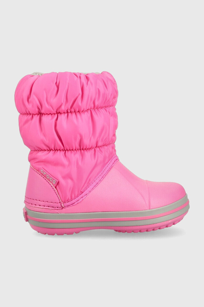 Crocs Детски апрески Winter Puff Boot в розово - Pepit.bg