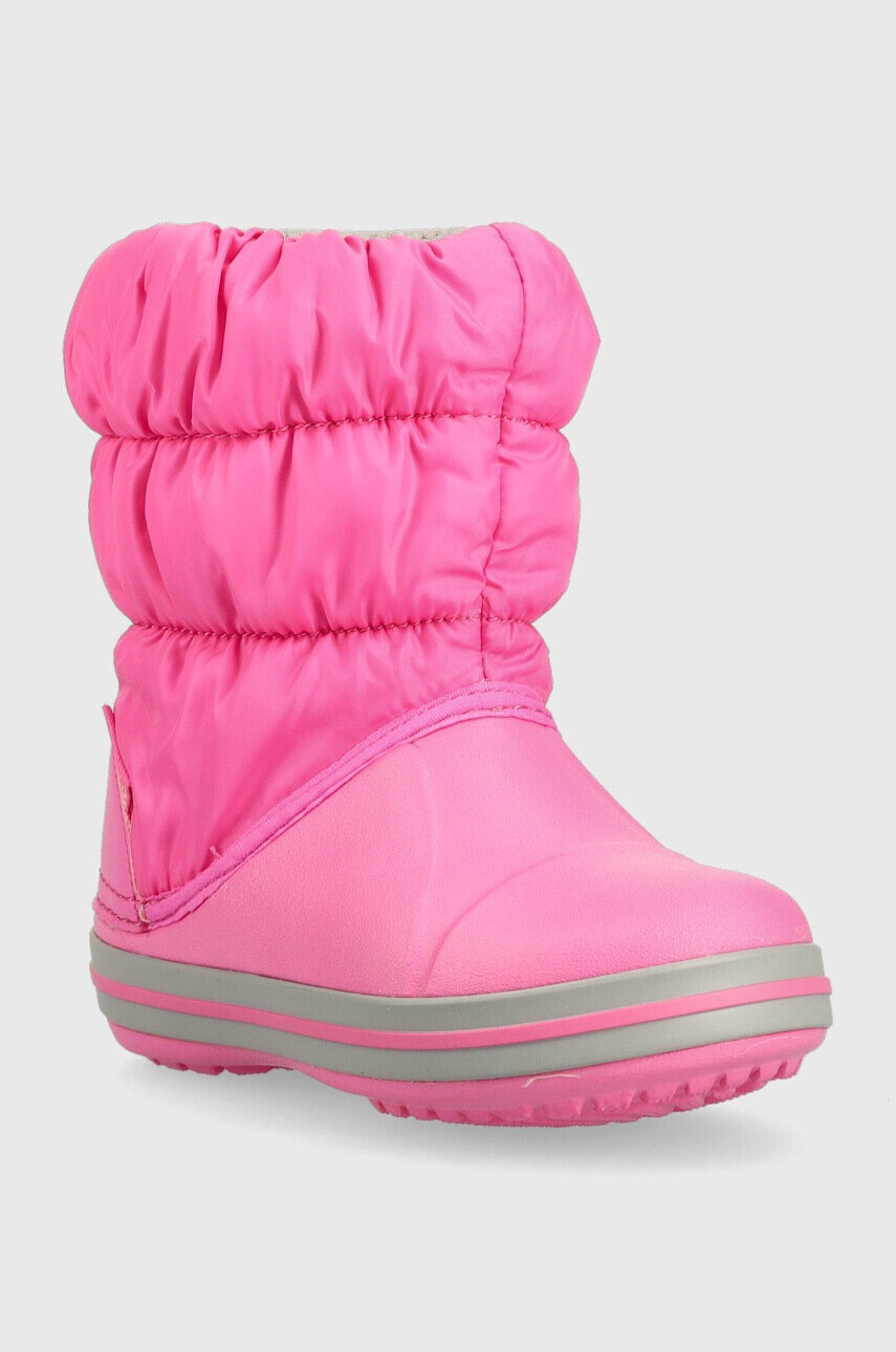 Crocs Детски апрески Winter Puff Boot в розово - Pepit.bg
