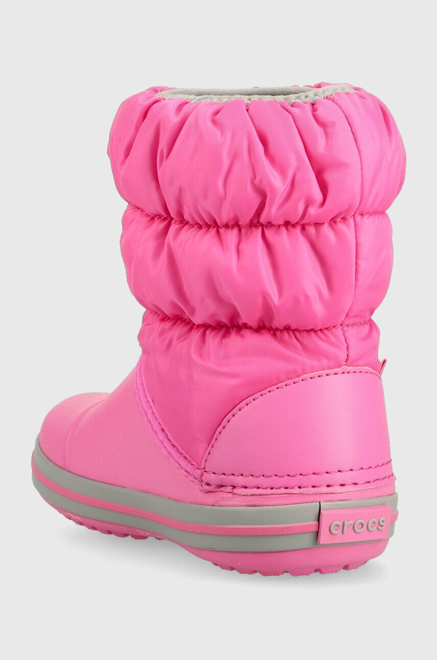 Crocs Детски апрески Winter Puff Boot в розово - Pepit.bg