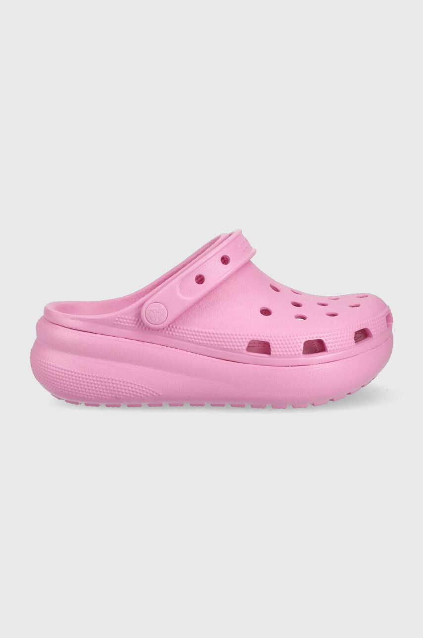 Crocs Детски чехли в лилаво - Pepit.bg