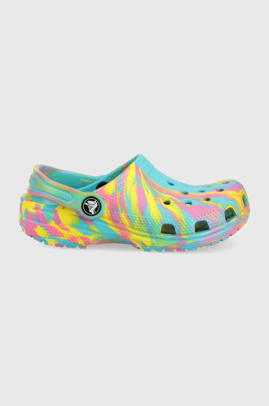 Crocs Детски чехли в тюркоазено - Pepit.bg