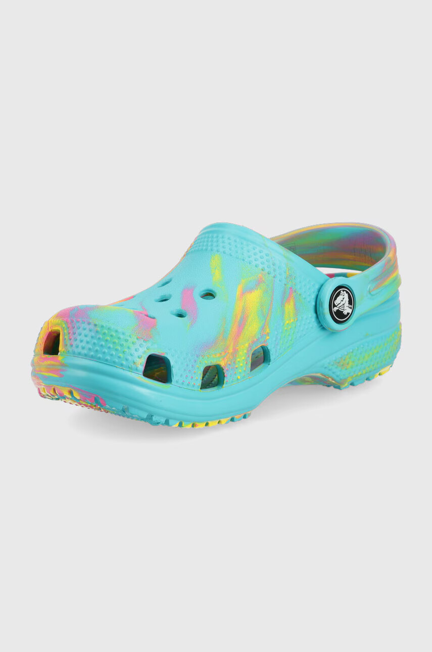 Crocs Детски чехли в тюркоазено - Pepit.bg