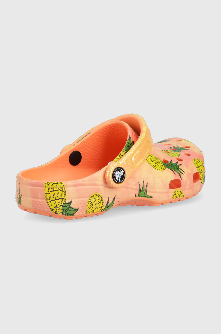 Crocs Детски чехли в оранжево - Pepit.bg