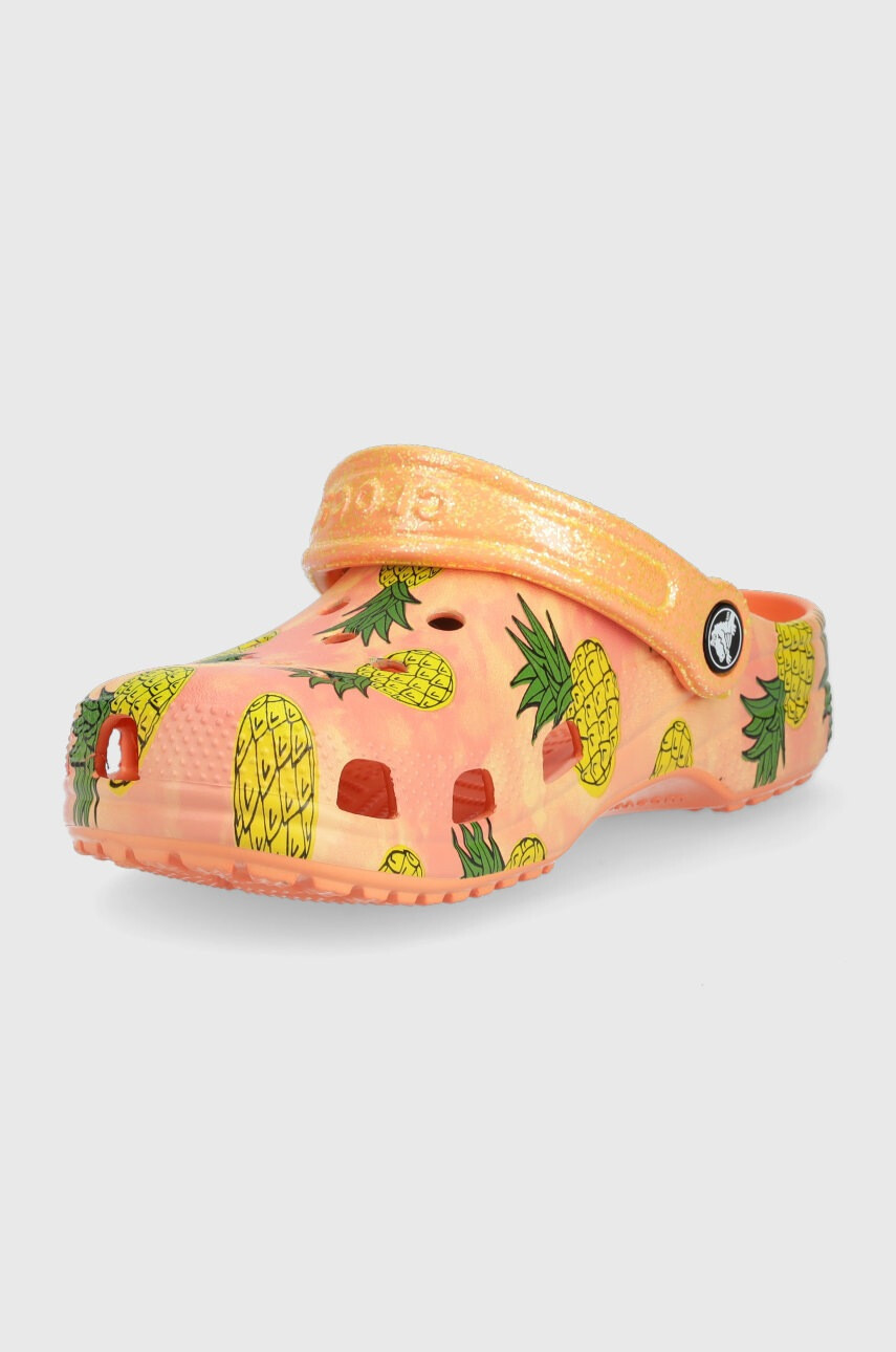 Crocs Детски чехли в оранжево - Pepit.bg