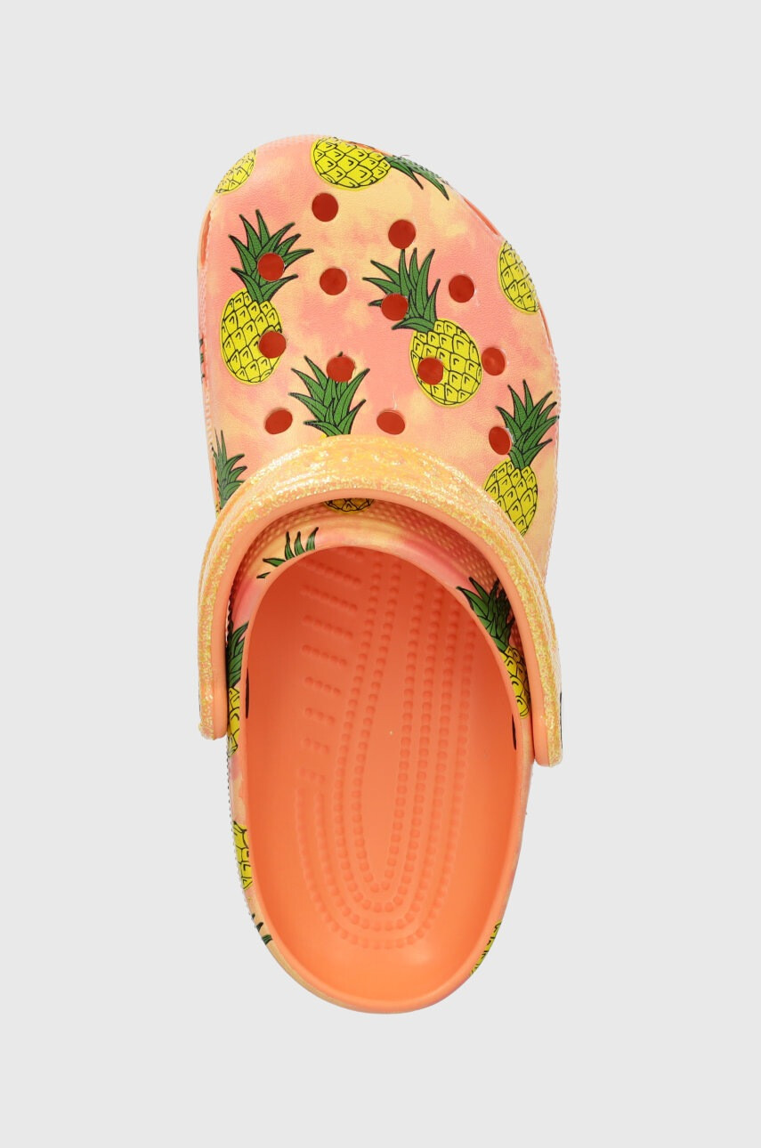 Crocs Детски чехли в оранжево - Pepit.bg
