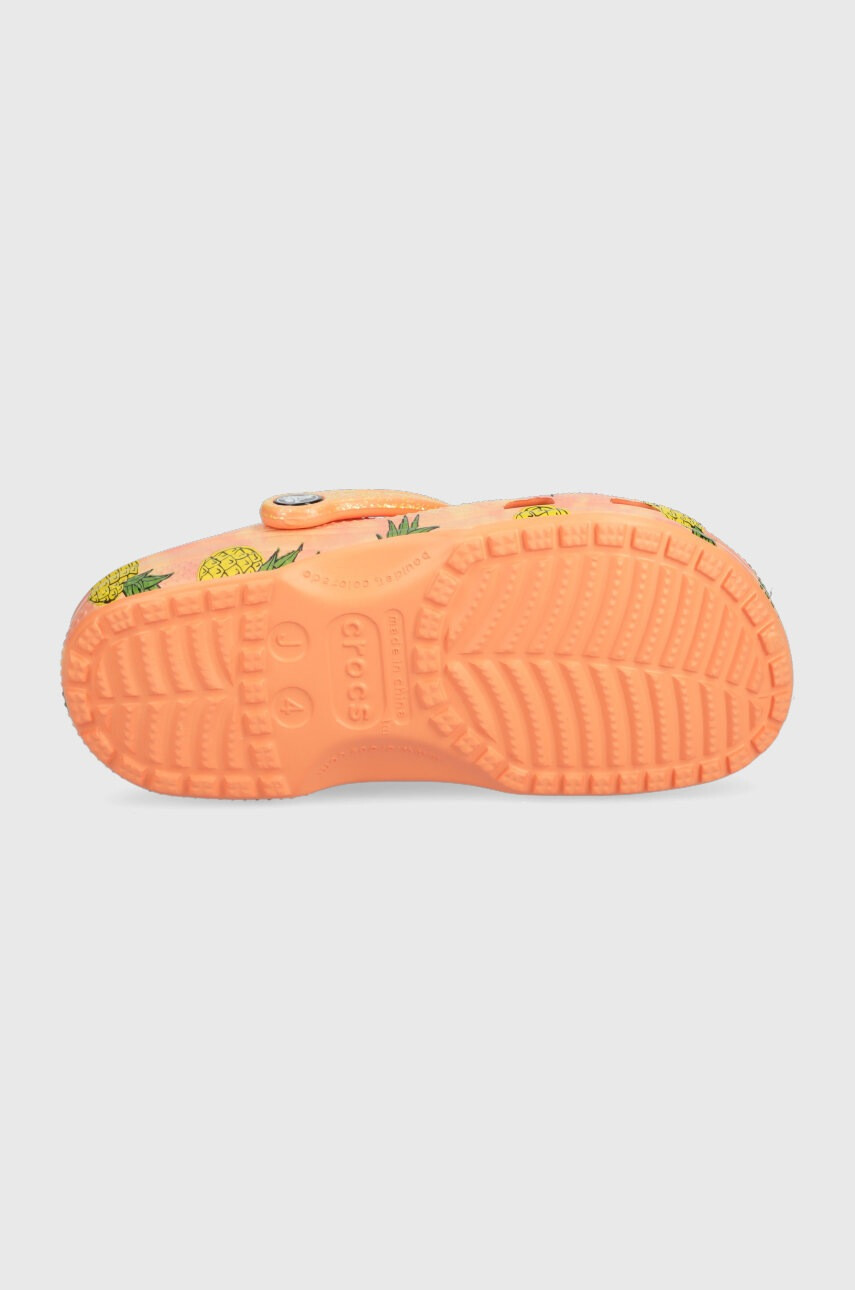 Crocs Детски чехли в оранжево - Pepit.bg