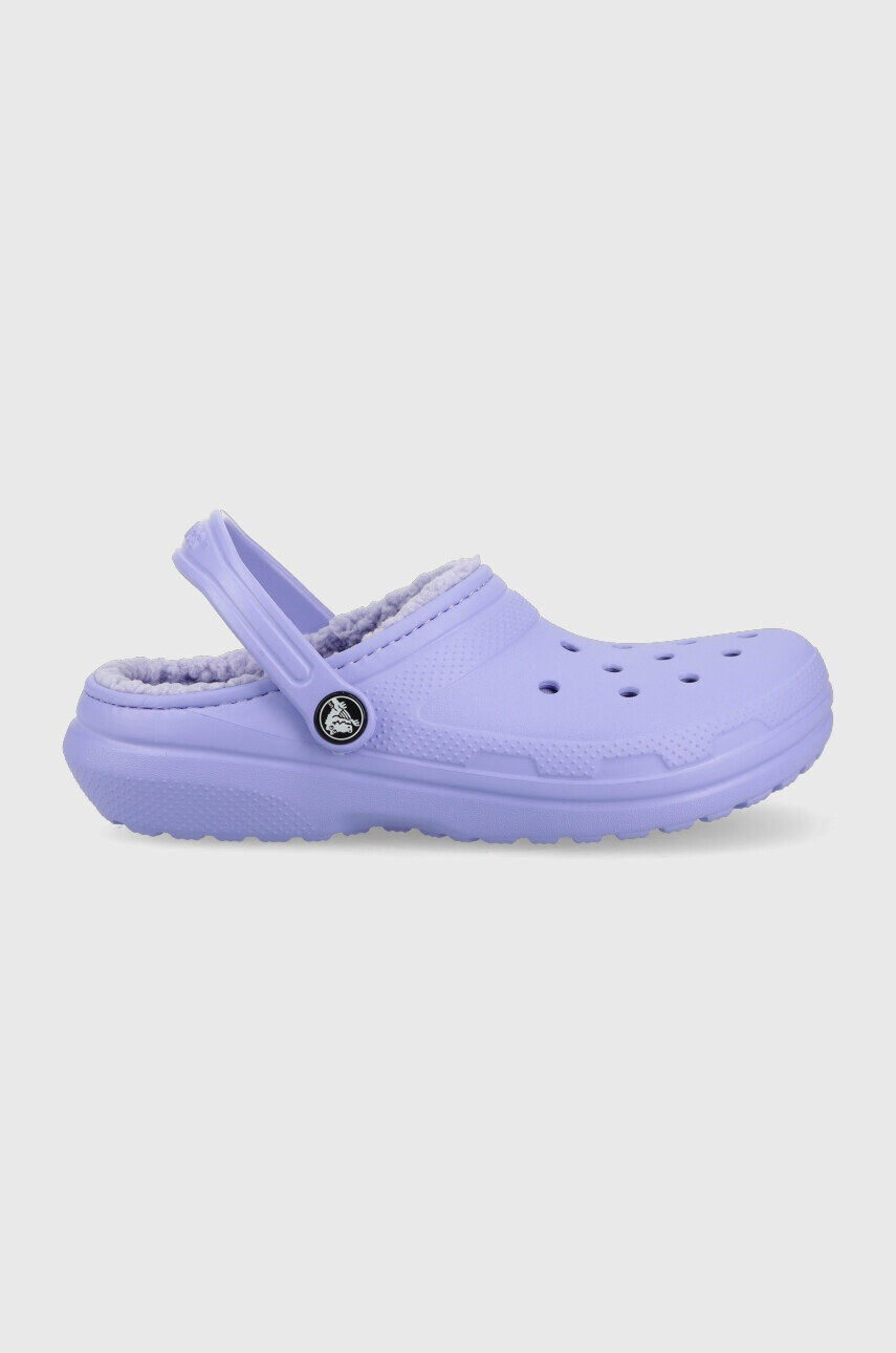 Crocs Детски чехли в лилаво - Pepit.bg
