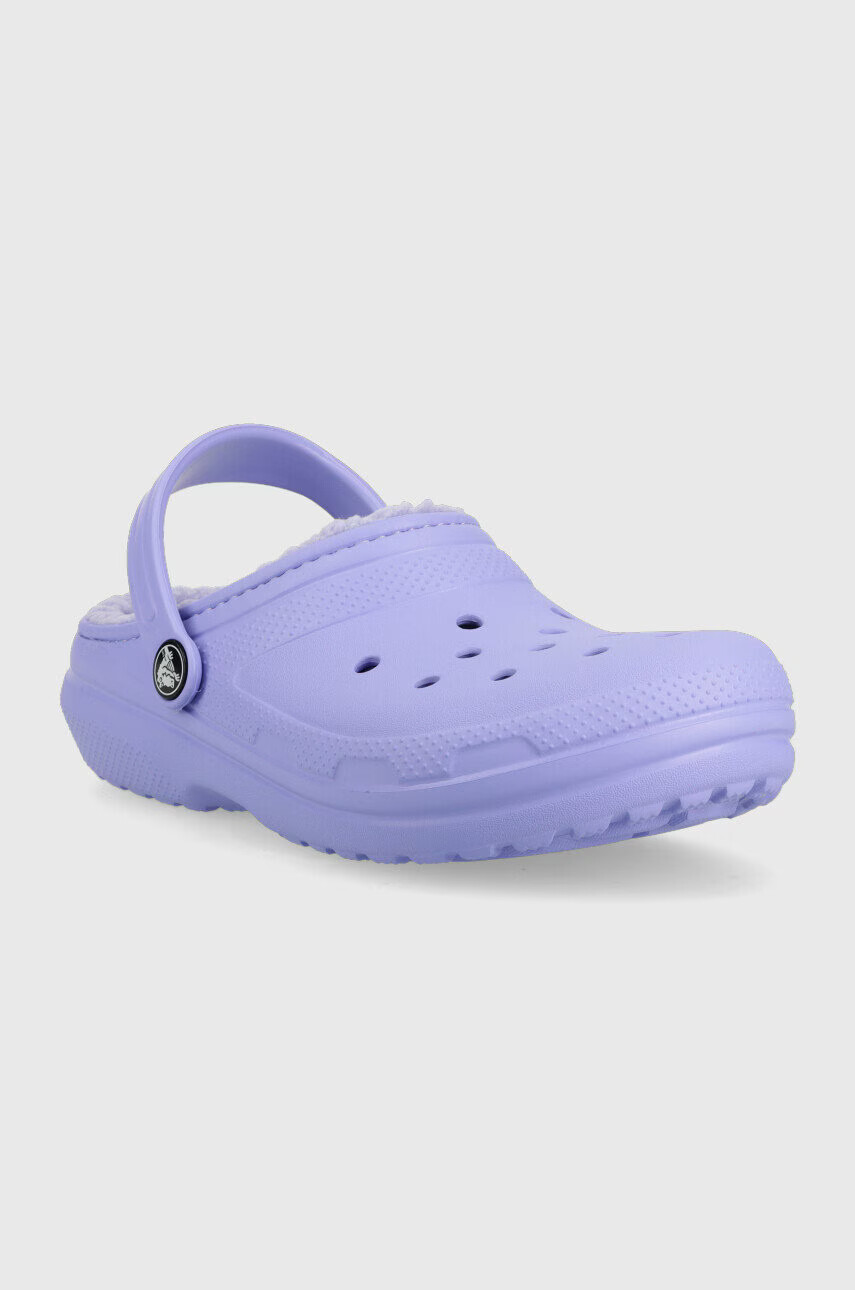 Crocs Детски чехли в лилаво - Pepit.bg