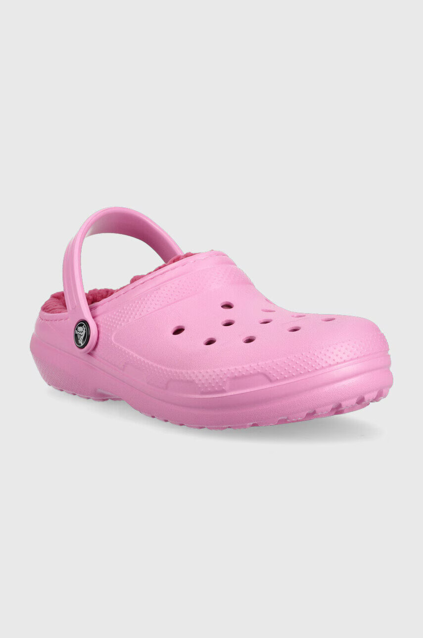 Crocs Детски чехли в розово - Pepit.bg