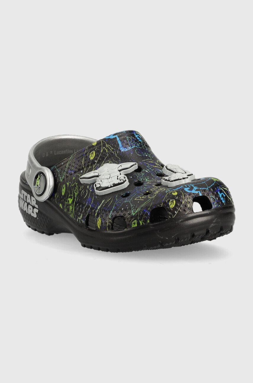 Crocs Детски чехли X Star Wars в черно - Pepit.bg