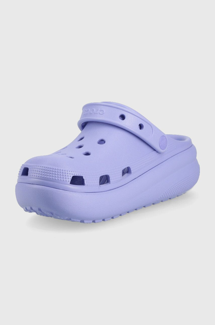 Crocs Детски чехли в лилаво - Pepit.bg