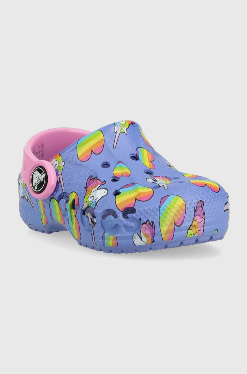 Crocs Детски чехли в лилаво - Pepit.bg
