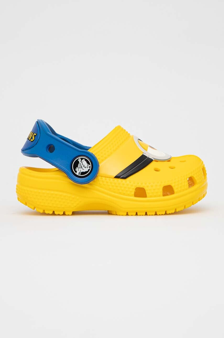 Crocs Детски чехли в жълто - Pepit.bg