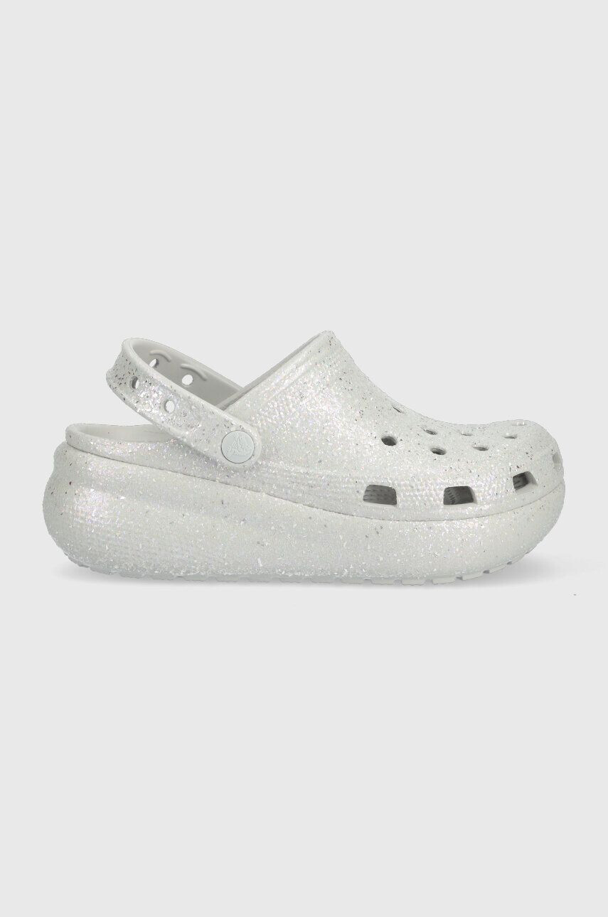 Crocs Детски чехли в сребристо - Pepit.bg