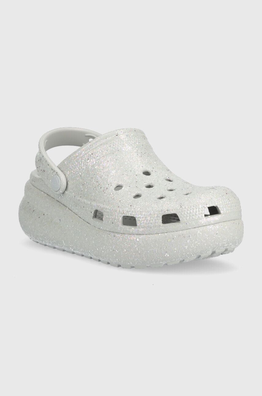 Crocs Детски чехли в сребристо - Pepit.bg