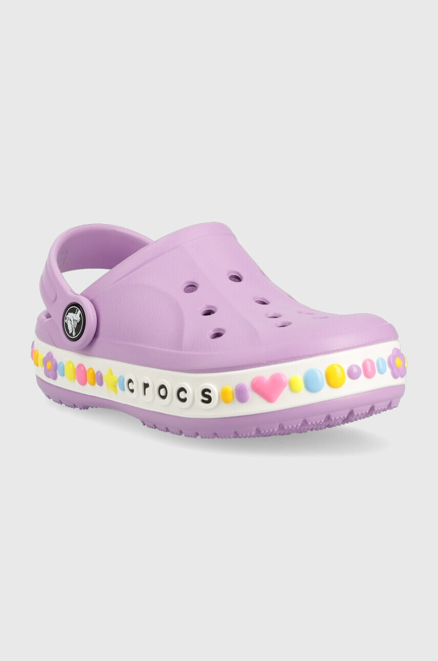 Crocs Детски чехли в лилаво - Pepit.bg