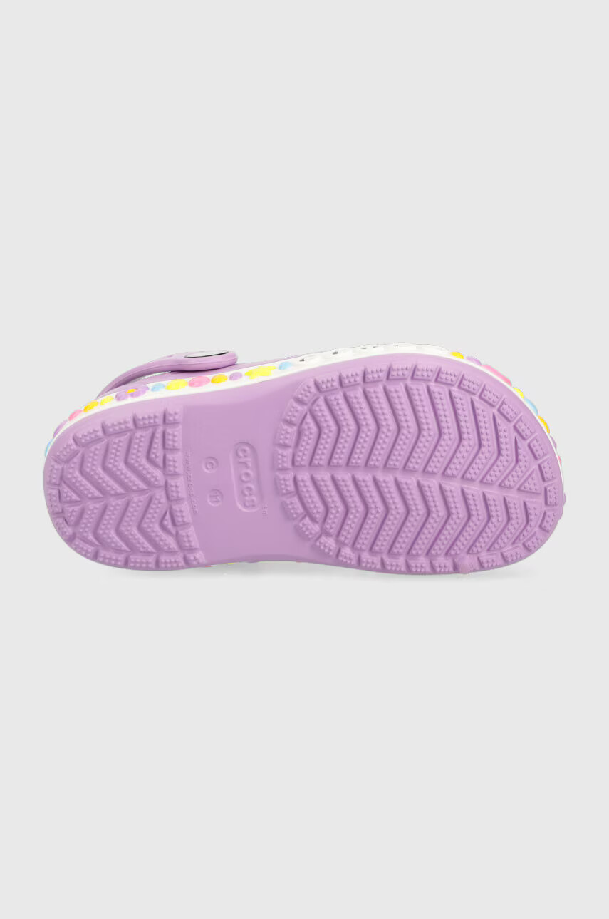 Crocs Детски чехли в лилаво - Pepit.bg