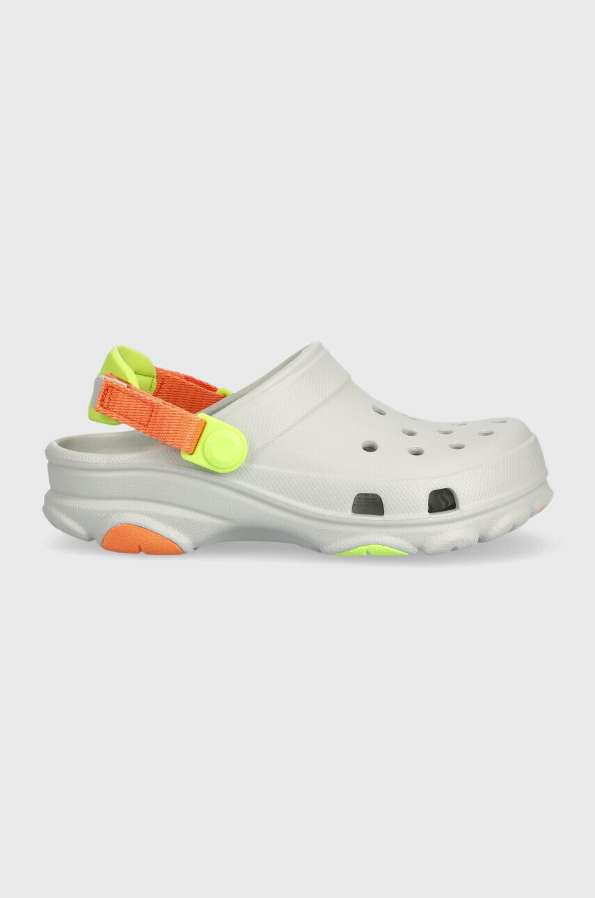 Crocs Детски чехли CLASSIC ALL TERAIN в сиво - Pepit.bg