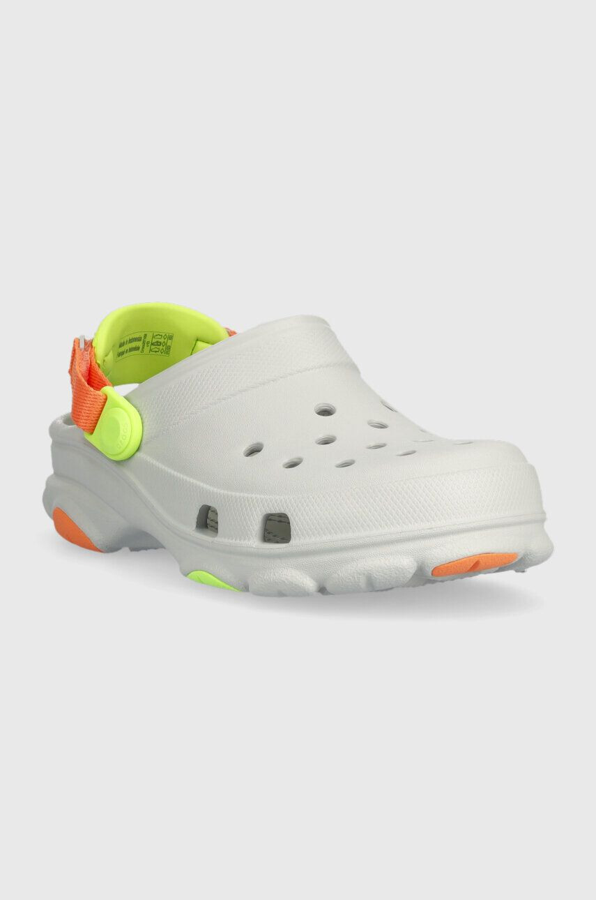 Crocs Детски чехли CLASSIC ALL TERAIN в сиво - Pepit.bg