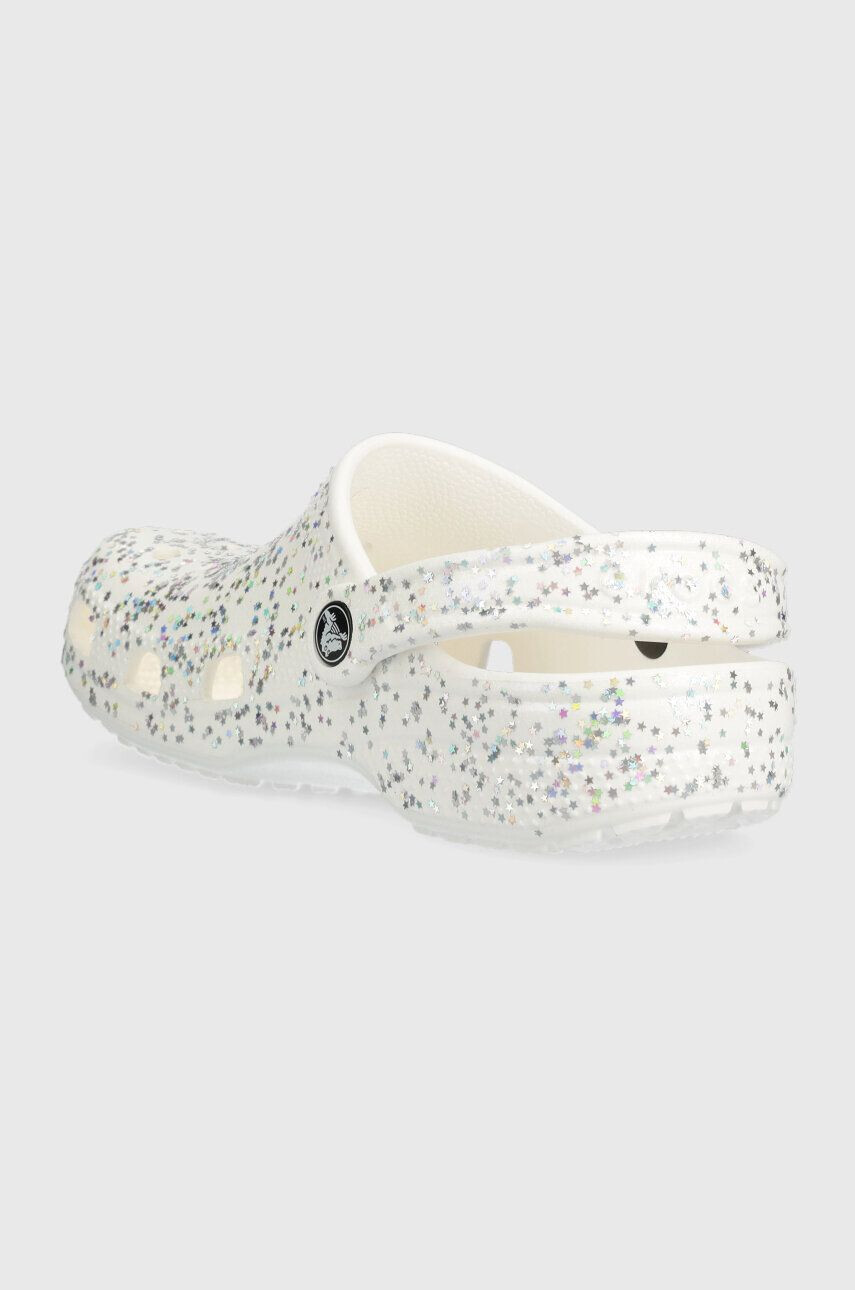 Crocs Детски чехли CLASSIC STARRY GLITTER в сребристо - Pepit.bg