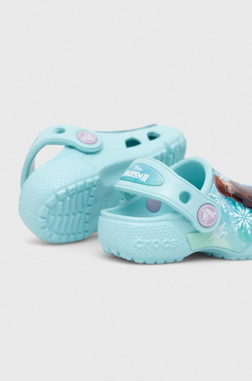 Crocs Детски чехли DISNEY FROZEN II CLOG T в синьо - Pepit.bg