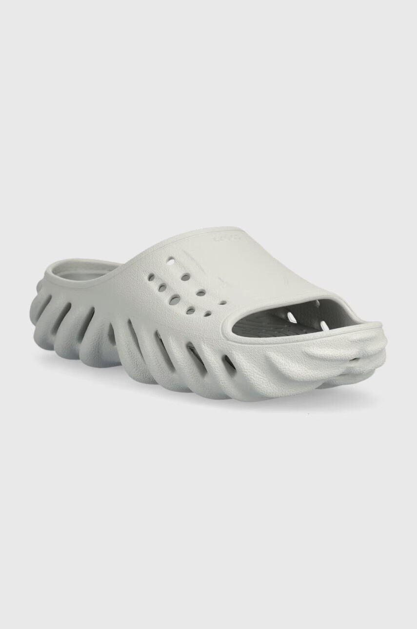 Crocs Детски чехли ECHO SLIDE в сиво - Pepit.bg