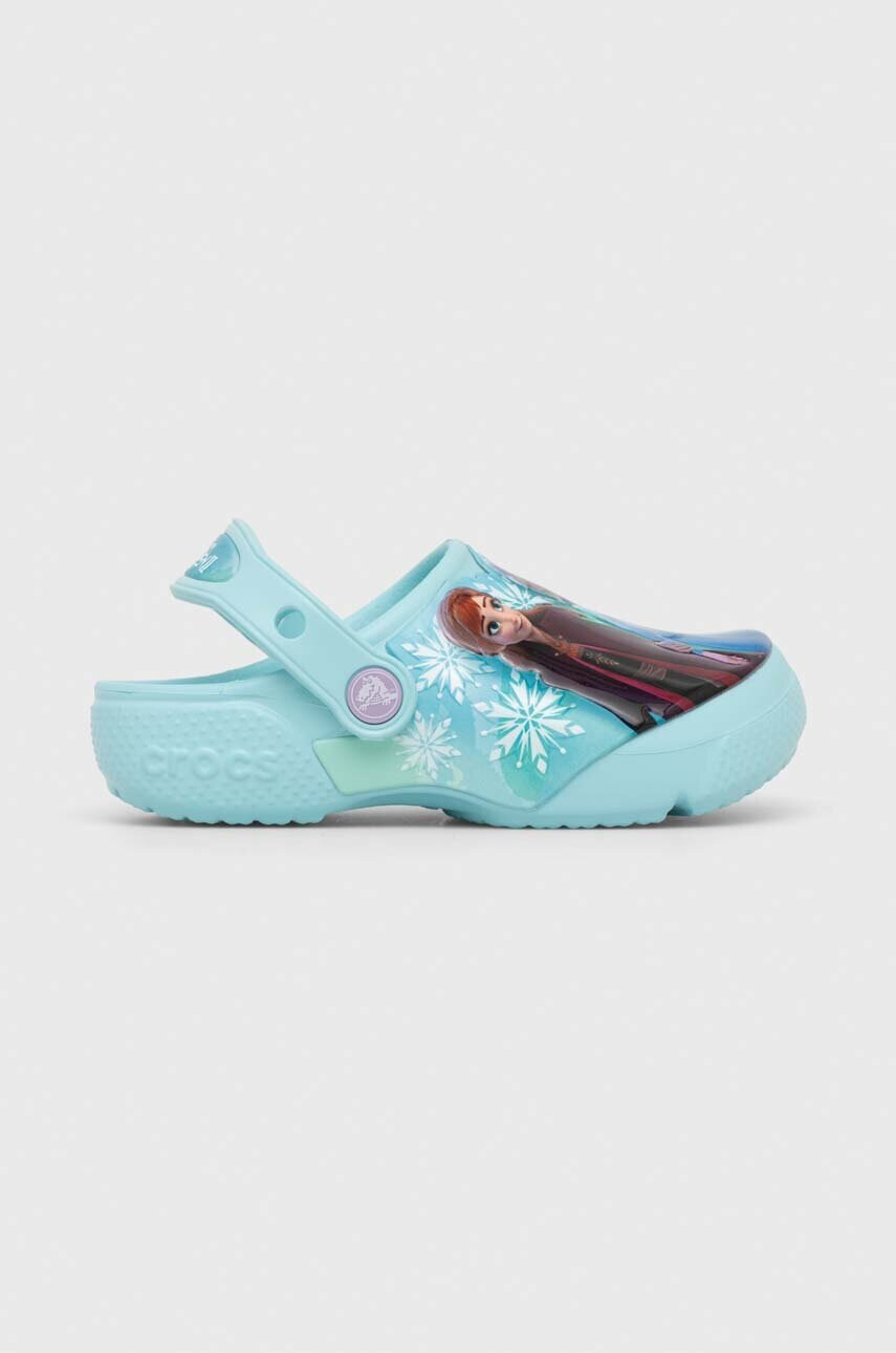 Crocs Детски чехли FL FROZEN II в синьо - Pepit.bg
