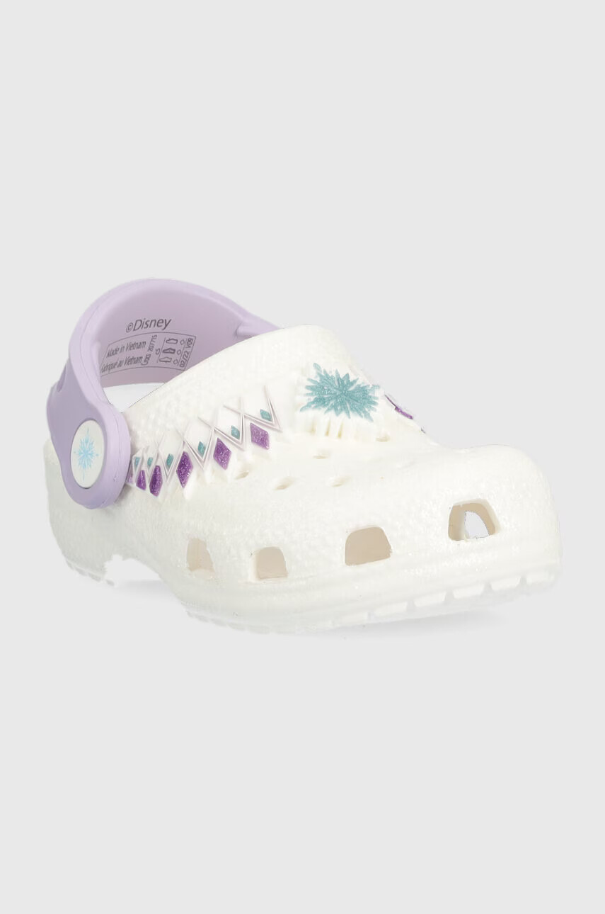 Crocs Детски чехли Frozen в бяло - Pepit.bg