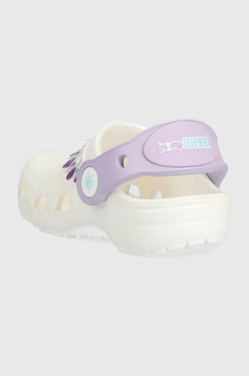 Crocs Детски чехли Frozen в бяло - Pepit.bg