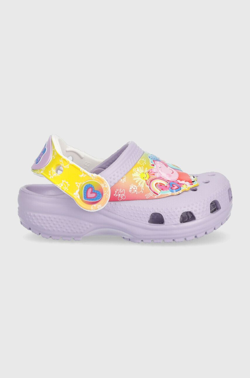 Crocs Детски чехли Pepppa Pig в лилаво - Pepit.bg