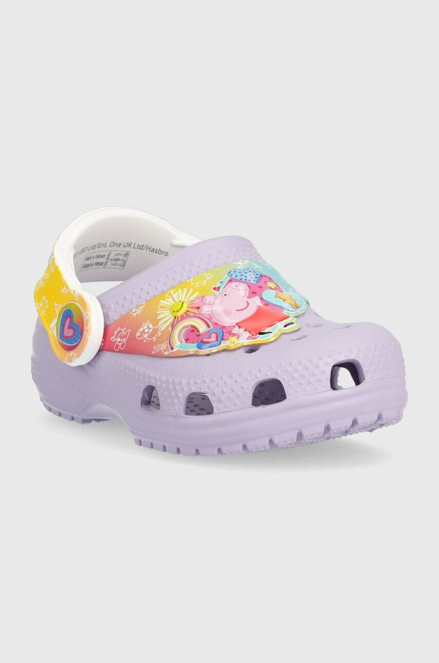 Crocs Детски чехли Pepppa Pig в лилаво - Pepit.bg