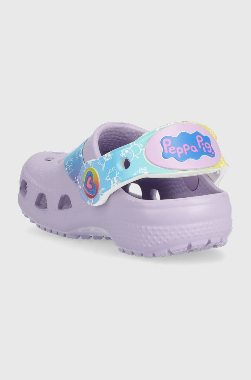 Crocs Детски чехли Pepppa Pig в лилаво - Pepit.bg