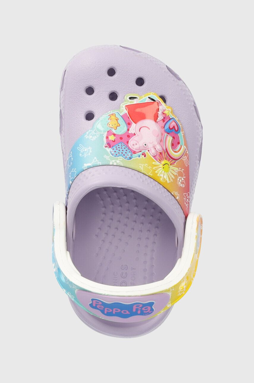 Crocs Детски чехли Pepppa Pig в лилаво - Pepit.bg