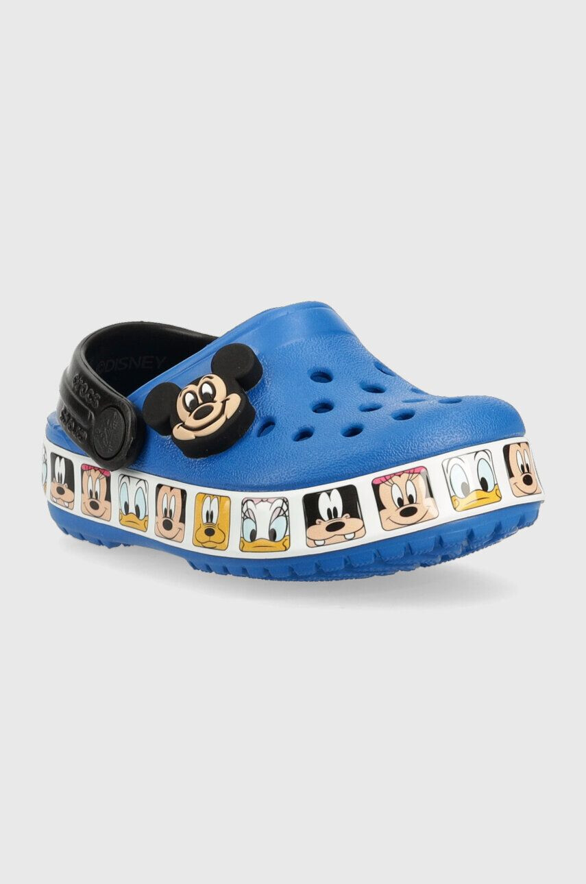 Crocs Детски чехли x Disney в синьо - Pepit.bg