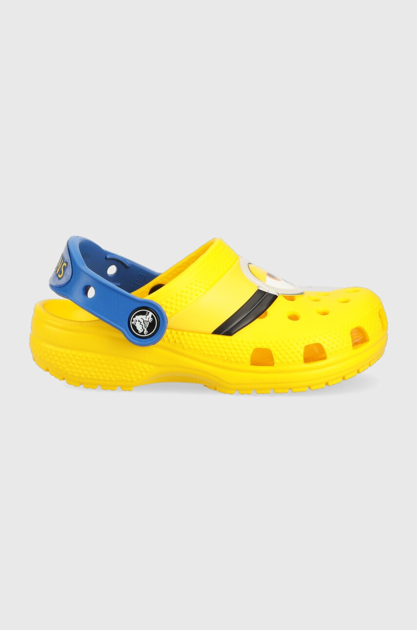 Crocs Детски чехли x Minions в жълто - Pepit.bg