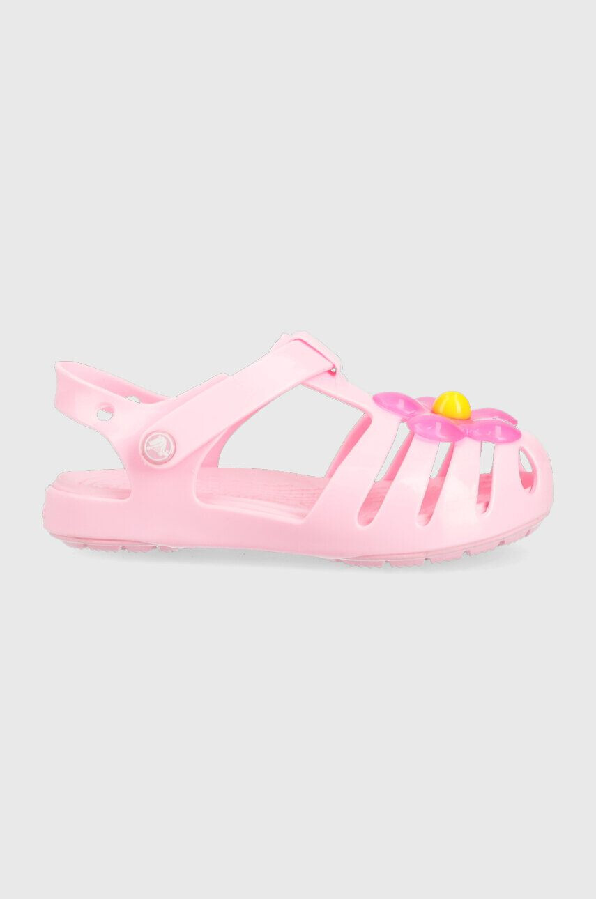 Crocs Детски сандали ISABELLA CHARM SANDAL в розово - Pepit.bg