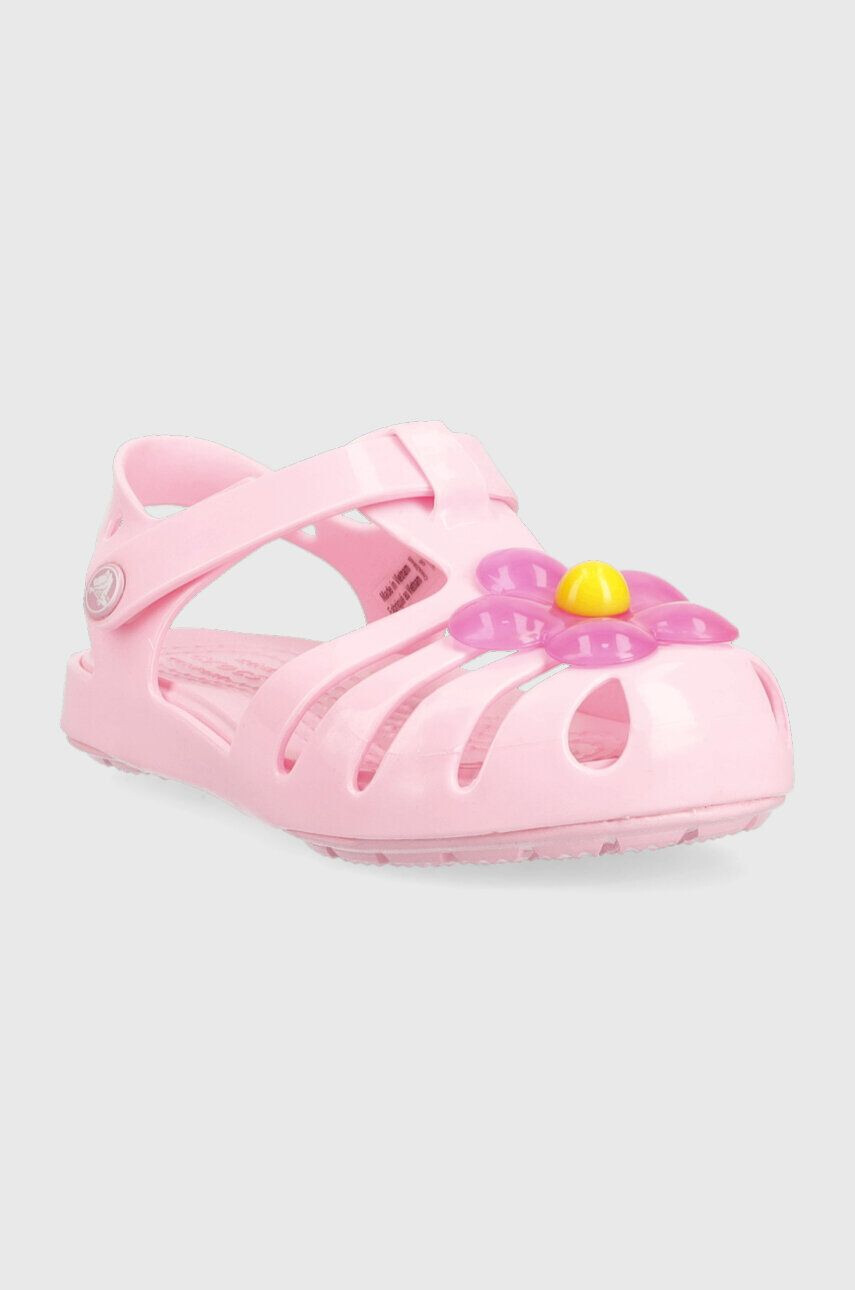 Crocs Детски сандали ISABELLA CHARM SANDAL в розово - Pepit.bg