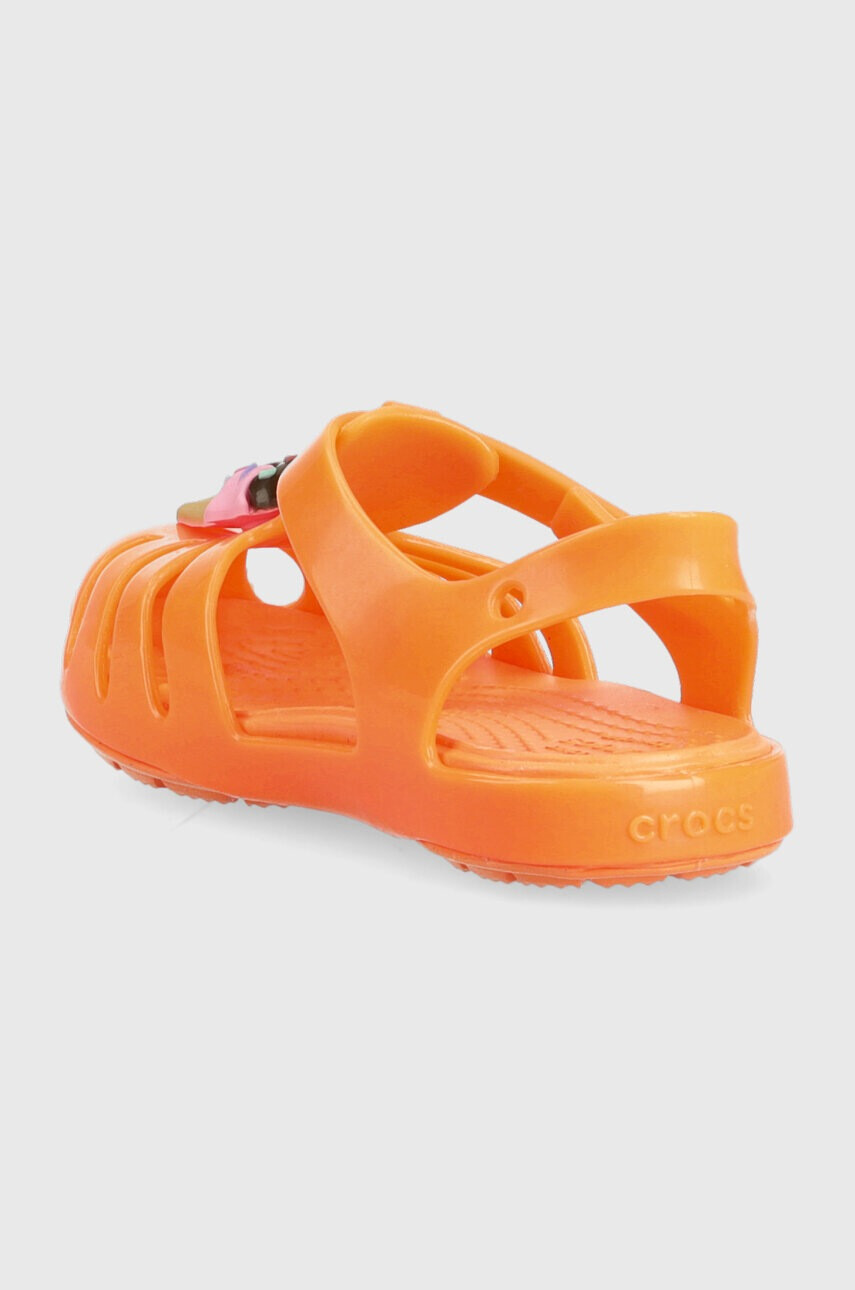 Crocs Детски сандали ISABELLA CHARM SANDAL в оранжево - Pepit.bg