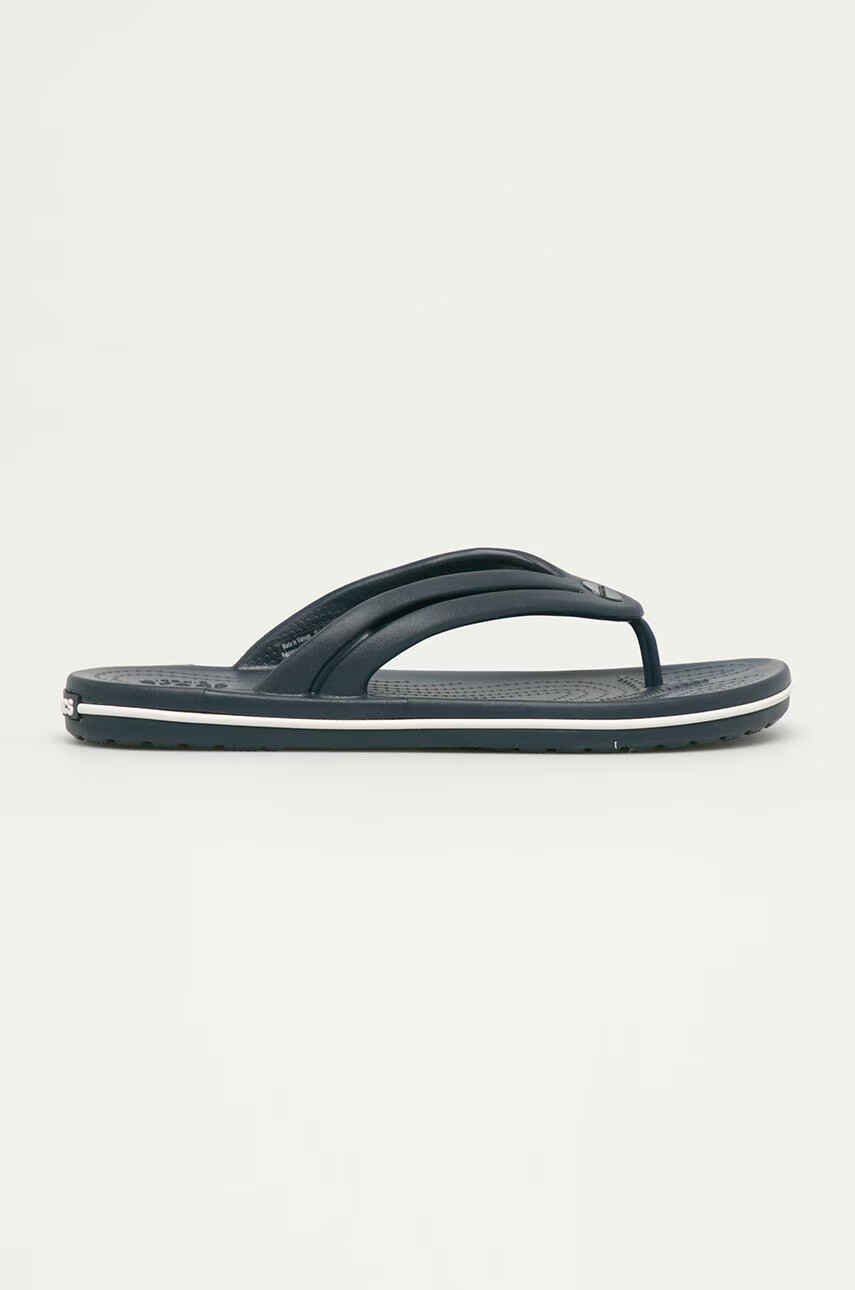 Crocs Джапанки CROCBAND 206100 в тъмносиньо с равна подметка - Pepit.bg