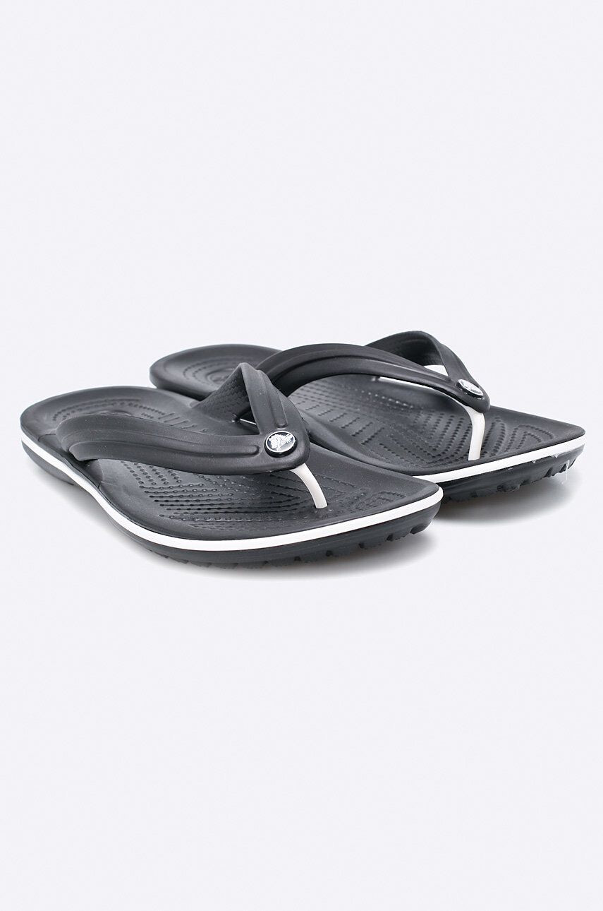 Crocs Джапанки Classic Platform Flip W в черно с платформа 207714 - Pepit.bg